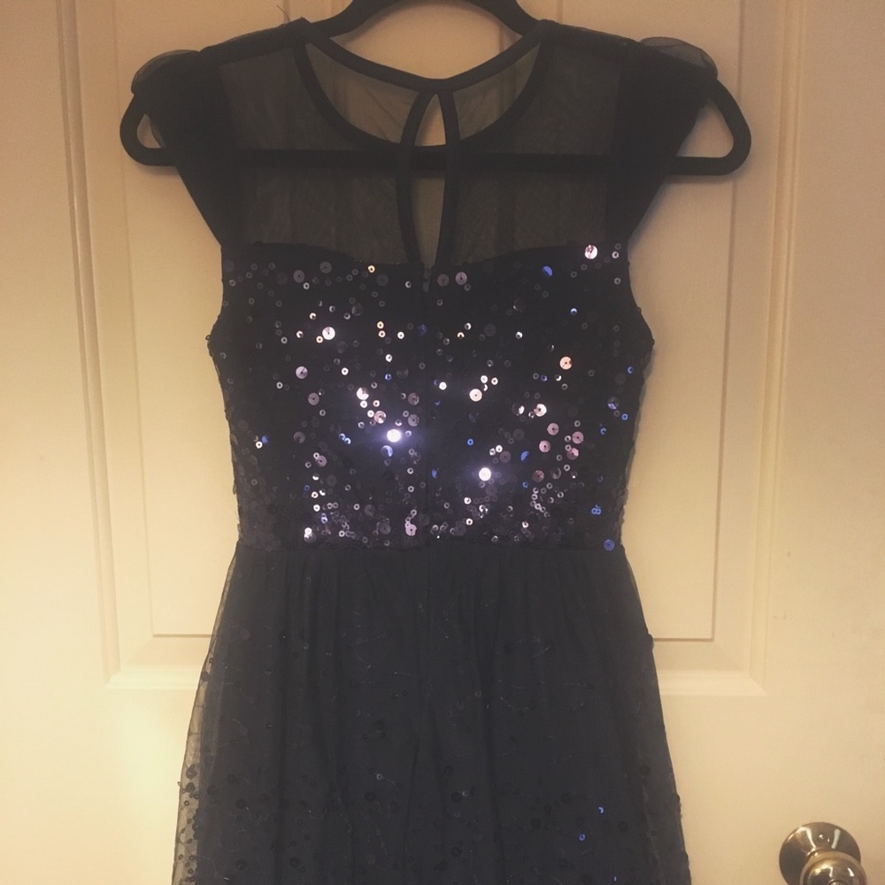 Violet Sequin Party Dress